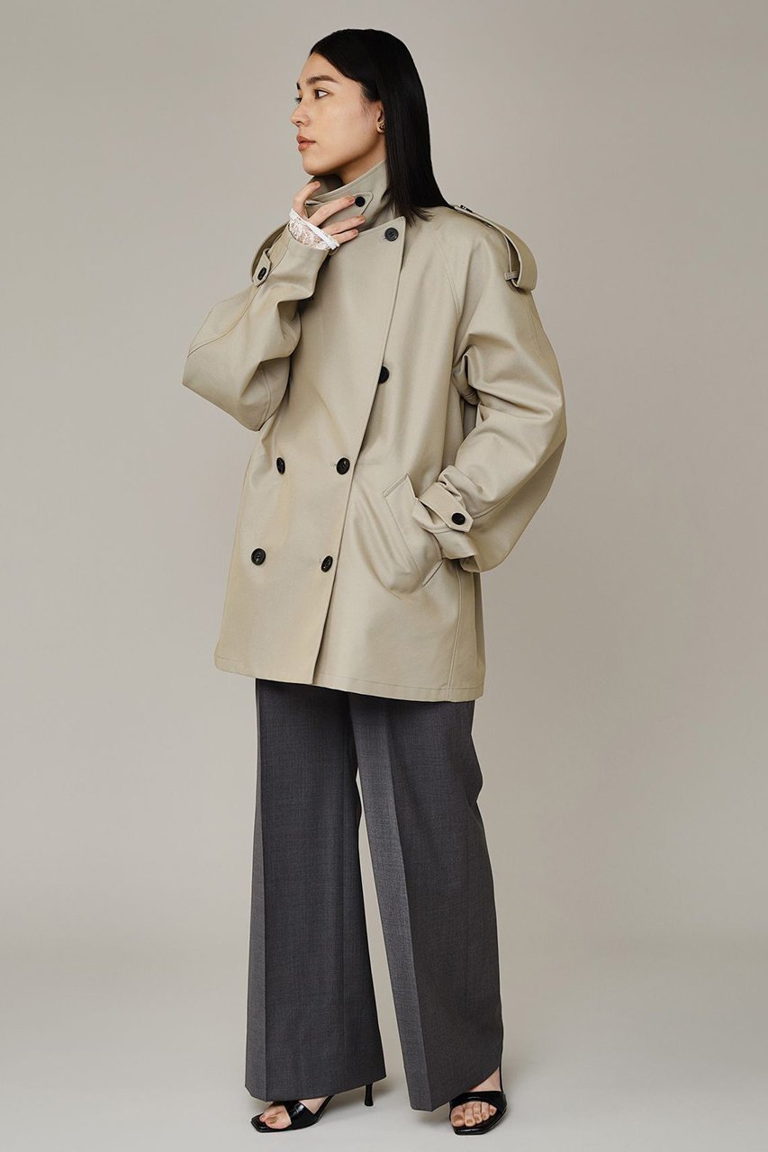 【カオス/Chaos】のルートントレンチコート 人気、トレンドファッション・服の通販 founy(ファニー) 　ファッション　Fashion　レディースファッション　Fashion for Women　アウター　Coat / Outerwear Collection　コート・ロングコート・ピーコート　Long Coats, Peacoats & More　トレンチコート / 春秋の定番アウター　Trench Coats　アクリル　Acrylic Material　コンパクト　Compact, Small Size　コーティング　Coating, Coated Finish　シャンブレー　Chambray, Denim-Like Fabric　ショート　Short, Short Length　ツイル　Twist, Twisted Detail　トレンチ　Trench, Trench Coat　フィット　Fit, Slim Fit　防寒　Cold Protection, Winter-Ready　ロング　Long, Long-Length　other-8|ID: prp329100004893779 ipo3291000000036581335