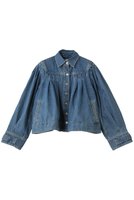 【マーレット/MERLETTE】のEASTON プリーツデニムジャケット 人気、トレンドファッション・服の通販 founy(ファニー) ファッション Fashion レディースファッション Fashion for Women アウター Coat / Outerwear Collection レディースジャケット・軽アウター Jackets デニムジャケット / カジュアルアウター Denim Jackets ショート Short, Short Length ジャケット Jacket, Outerwear デニム Denim, Jeans Material バランス Balance, Style Balance フォルム Silhouette, Form フロント Front, Front Design プリーツ Pleats, Pleated ボトム Bottoms, Lower Wear モダン Modern, Contemporary 定番 Standard, Basic Item |ID:prp329100004893788