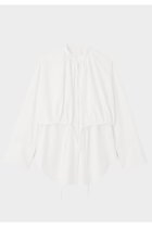 【ル フィル/LE PHIL】のケープカフスブラウス 人気、トレンドファッション・服の通販 founy(ファニー) ファッション Fashion レディースファッション Fashion for Women トップス・カットソー Cut & Sew Tops シャツ・ブラウス・オフィスカジュアル Elegant Blouses & Button-Ups おすすめ Recommended / Our Picks ギャザー Gathered, Ruffled ショート Short, Short Length スリーブ Sleeve, Long Sleeve / Short Sleeve タイプライター Typewriter Fabric, Crisp Cotton ドローコード Drawcord, Drawstring Cord ビッグ Big, Oversized ロング Long, Long-Length ワイド Wide, Wide Fit 再入荷 Restock / Back in Stock thumbnail ホワイト|ID: prp329100004893790 ipo3291000000036581406