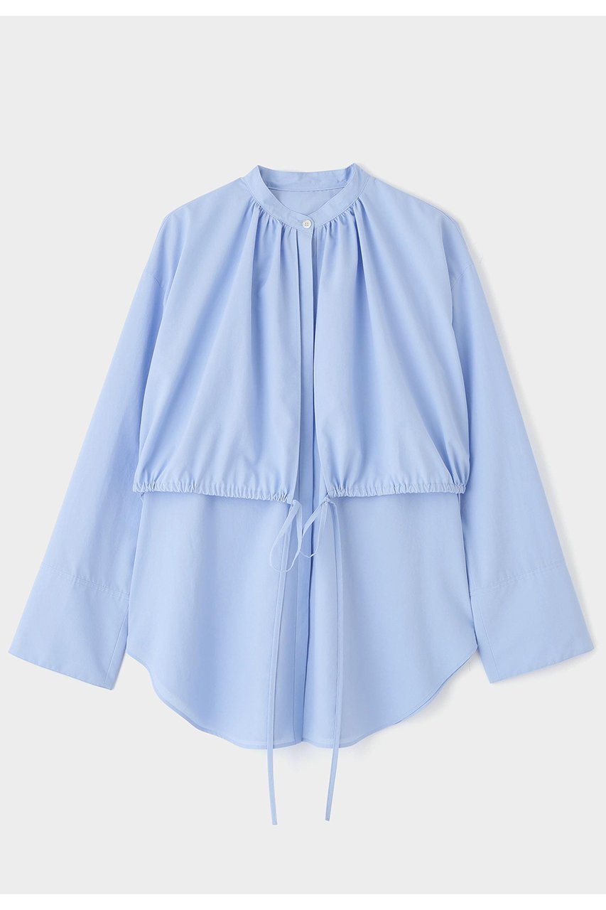 【ル フィル/LE PHIL】のケープカフスブラウス インテリア・キッズ・メンズ・レディースファッション・服の通販 founy(ファニー) ファッション Fashion レディースファッション Fashion for Women トップス・カットソー Cut & Sew Tops シャツ・ブラウス・オフィスカジュアル Elegant Blouses & Button-Ups おすすめ Recommended / Our Picks ギャザー Gathered, Ruffled ショート Short, Short Length スリーブ Sleeve, Long Sleeve / Short Sleeve タイプライター Typewriter Fabric, Crisp Cotton ドローコード Drawcord, Drawstring Cord ビッグ Big, Oversized ロング Long, Long-Length ワイド Wide, Wide Fit 再入荷 Restock / Back in Stock ブルー|ID: prp329100004893790 ipo3291000000036581407