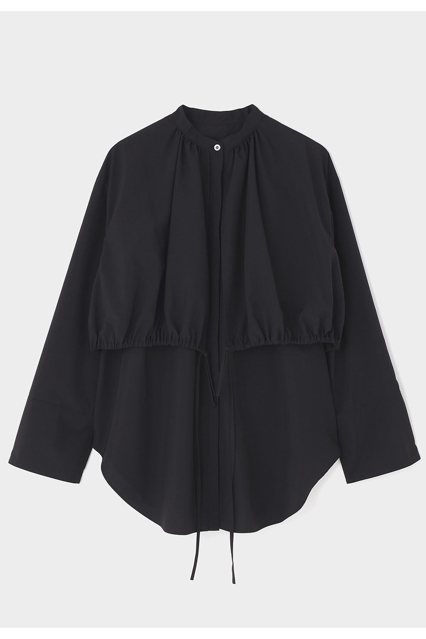 【ル フィル/LE PHIL】のケープカフスブラウス インテリア・キッズ・メンズ・レディースファッション・服の通販 founy(ファニー) ファッション Fashion レディースファッション Fashion for Women トップス・カットソー Cut & Sew Tops シャツ・ブラウス・オフィスカジュアル Elegant Blouses & Button-Ups おすすめ Recommended / Our Picks ギャザー Gathered, Ruffled ショート Short, Short Length スリーブ Sleeve, Long Sleeve / Short Sleeve タイプライター Typewriter Fabric, Crisp Cotton ドローコード Drawcord, Drawstring Cord ビッグ Big, Oversized ロング Long, Long-Length ワイド Wide, Wide Fit 再入荷 Restock / Back in Stock ブラック|ID: prp329100004893790 ipo3291000000036581408