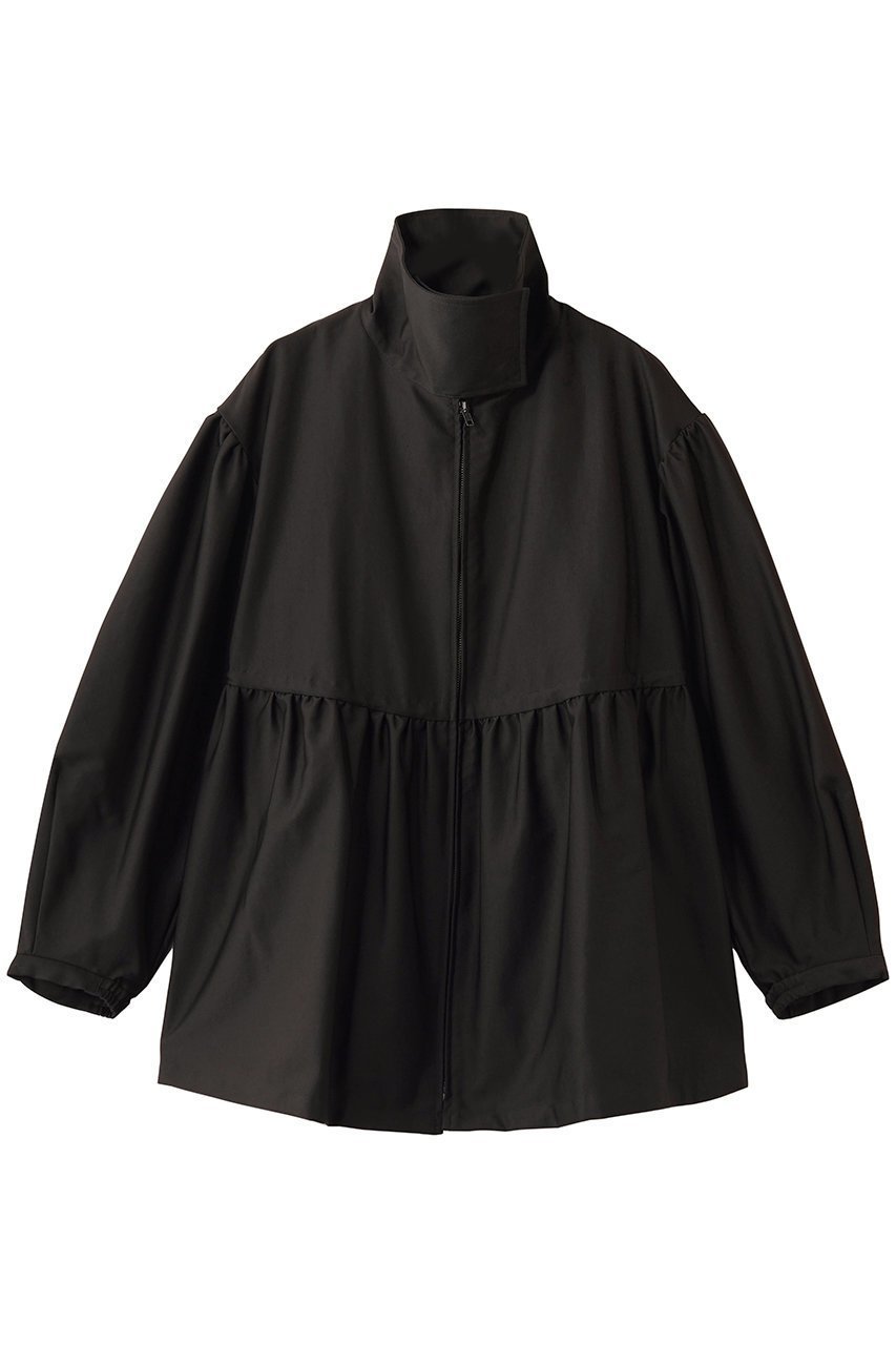 【ハー/HER.】のペプラムギャザーハーフコート インテリア・キッズ・メンズ・レディースファッション・服の通販 founy(ファウニー) 　ファッション　Fashion　レディースファッション　Fashion for Women　アウター　Coat / Outerwear Collection　コート・ロングコート・ピーコート　Long Coats, Peacoats & More　おすすめ　Recommended / Our Picks　ギャザー　Gathered, Ruffled　ショート　Short, Short Length　スタンド　Stand Collar, Upright Stand　スリーブ　Sleeve, Long Sleeve / Short Sleeve　ハーフ　Half, Half-Length　ペプラム　Peplum, Flared Hem　エレガント 上品　Elegant　ブラウン|ID: prp329100004893851 ipo3291000000036581776