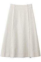 【プルミエ アロンディスモン/1er Arrondissement】のリングツイードフレアスカート オフホワイト|ID: prp329100004893869 ipo3291000000036581909