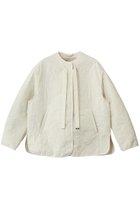 【ヘルノ/HERNO】のステッチノーカラーブルゾン 人気、トレンドファッション・服の通販 founy(ファニー) ファッション Fashion レディースファッション Fashion for Women アウター Coat / Outerwear Collection レディースジャケット・軽アウター Jackets ブルゾンジャケット・スポーティアウター Blouson Jackets エレガント 上品 Elegant キルティング Quilted, Quilting ジャケット Jacket, Outerwear フォルム Silhouette, Form ブルゾン Blouson, Bomber Jacket 軽量 Lightweight, Ultra Light 防寒 Cold Protection, Winter-Ready thumbnail ホワイト|ID: prp329100004893879 ipo3291000000036581984