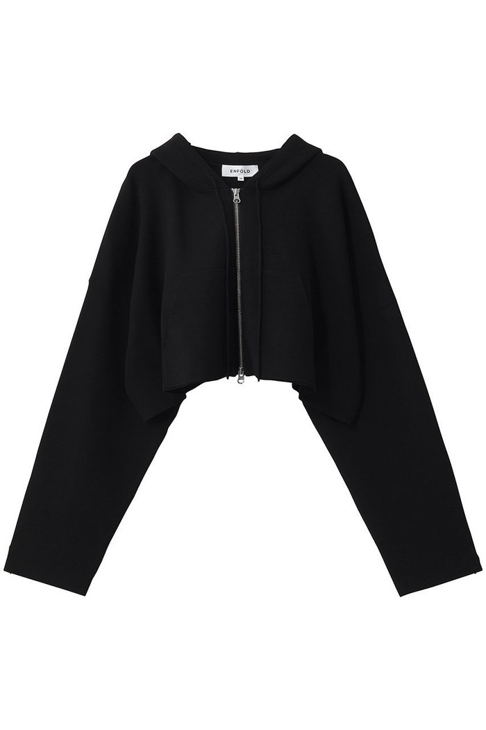 【エンフォルド/ENFOLD】のKNIT HOODIE インテリア・キッズ・メンズ・レディースファッション・服の通販 founy(ファウニー) https://founy.com/ ファッション Fashion レディースファッション Fashion for Women トップス・カットソー Cut & Sew Tops ニット Knit Tops & Sweaters カジュアルプルオーバー・ニットトップス Pullovers & Knit Tops / Casual Pullovers ジャケット Jacket, Outerwear ストレッチ Stretch, Stretchy Fabric パーカー Hoodie, Parka フィット Fit, Slim Fit エレガント 上品 Elegant |ID: prp329100004893900 ipo3291000000036582117