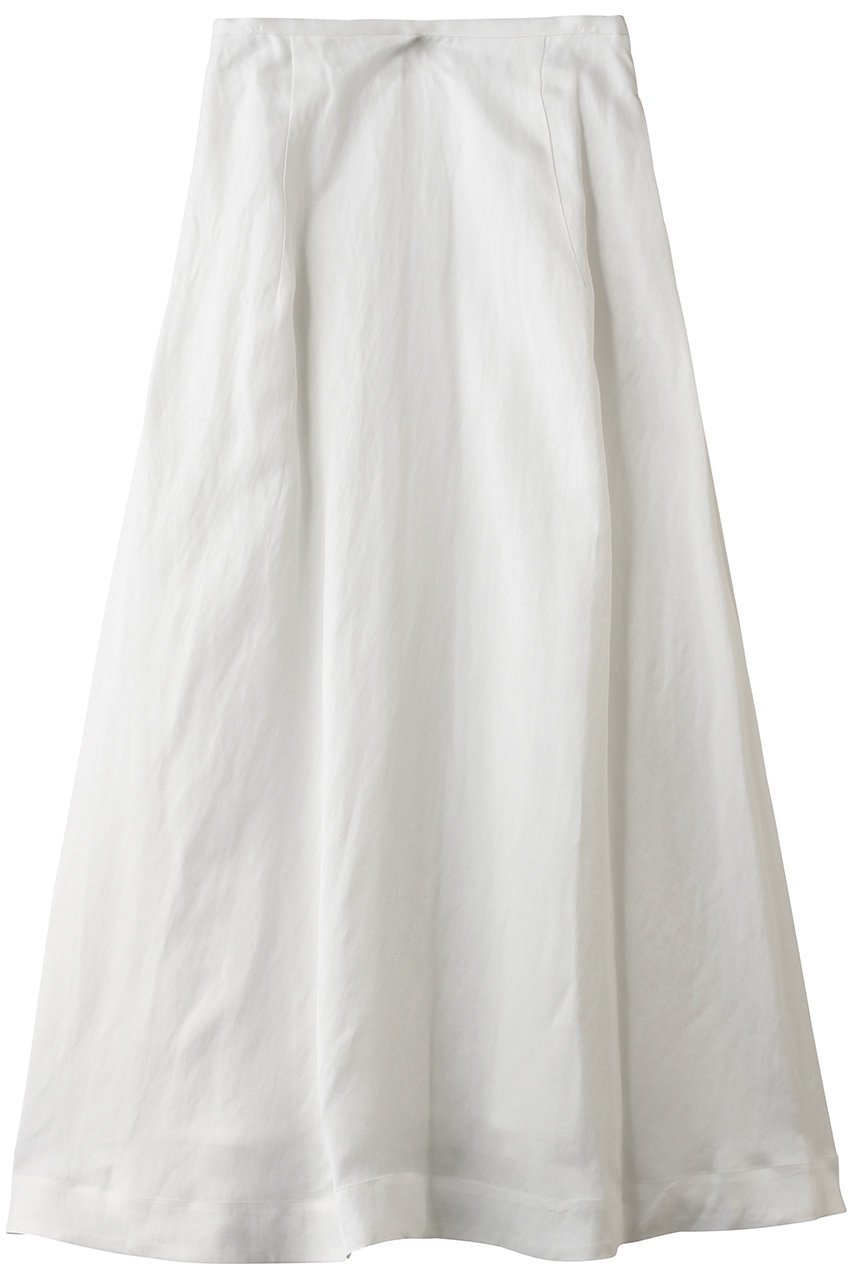 【ハー/HER.】のVis/Liフレアスカート インテリア・キッズ・メンズ・レディースファッション・服の通販 founy(ファウニー) 　ファッション　Fashion　レディースファッション　Fashion for Women　スカート　Skirts　Aライン・フレアスカート　A-Line & Flared Skirts　ロングスカート　Long Skirts / Maxi & Midi Skirts　エレガント 上品　Elegant　ツイル　Twist, Twisted Detail　フレア　Flare, Flared　ミックス　Mix, Mixed Style　リネン　Linen, Linen Fabric　ロング　Long, Long-Length　オフホワイト|ID: prp329100004893952 ipo3291000000036582444