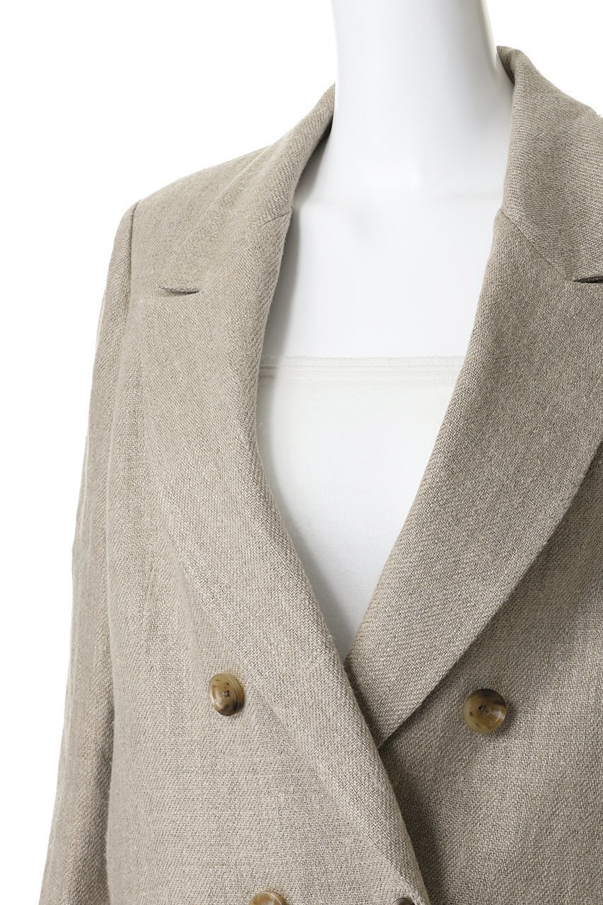 【ハー/HER.】のリネンテーラードジャケット 人気、トレンドファッション・服の通販 founy(ファニー) 　ファッション　Fashion　レディースファッション　Fashion for Women　アウター　Coat / Outerwear Collection　レディースジャケット・軽アウター　Jackets　テーラードジャケット / 通勤・きれいめスタイル　Tailored Jackets & Blazers　ジャケット　Jacket, Outerwear　トレンド　Trend, Trending Now　マニッシュ　Mannish, Boyish　リネン　Linen, Linen Fabric　other-5|ID: prp329100004893965 ipo3291000000036612537