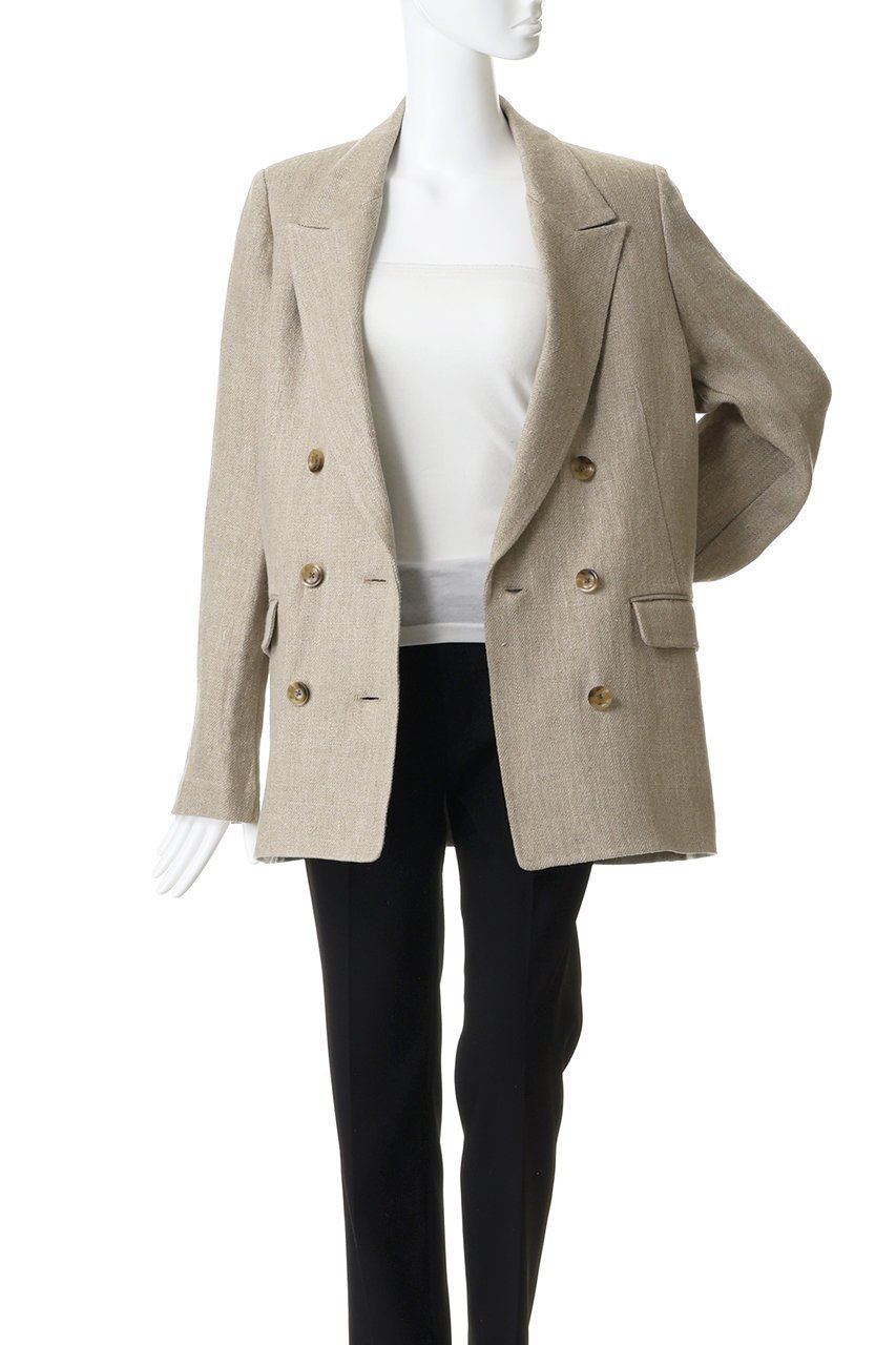 【ハー/HER.】のリネンテーラードジャケット 人気、トレンドファッション・服の通販 founy(ファニー) 　ファッション　Fashion　レディースファッション　Fashion for Women　アウター　Coat / Outerwear Collection　レディースジャケット・軽アウター　Jackets　テーラードジャケット / 通勤・きれいめスタイル　Tailored Jackets & Blazers　ジャケット　Jacket, Outerwear　トレンド　Trend, Trending Now　マニッシュ　Mannish, Boyish　リネン　Linen, Linen Fabric　other-7|ID: prp329100004893965 ipo3291000000036612541