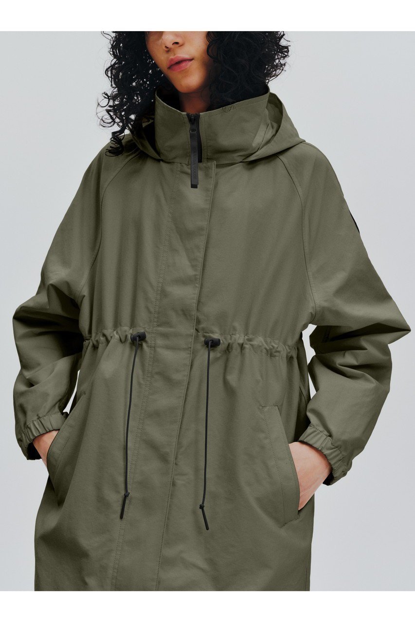【カナダグース/CANADA GOOSE】の2467WBA Ainsley Wind Coat Black Label エインズリー ウィンド コート 大人の最旬トレンドファッション＆コーディネート founy(ファウニー) 　ファッション　Fashion　レディースファッション　Fashion for Women　アウター　Coat / Outerwear Collection　コート・ロングコート・ピーコート　Long Coats, Peacoats & More　ダイヤモンド　Diamond, Brilliant Cut　ドローコード　Drawcord, Drawstring Cord　フロント　Front, Front Design　ポケット　Pocket, Pocket Detail　ロング　Long, Long-Length　軽量　Lightweight, Ultra Light　other-4|ID: prp329100004893967 ipo3291000000036582580
