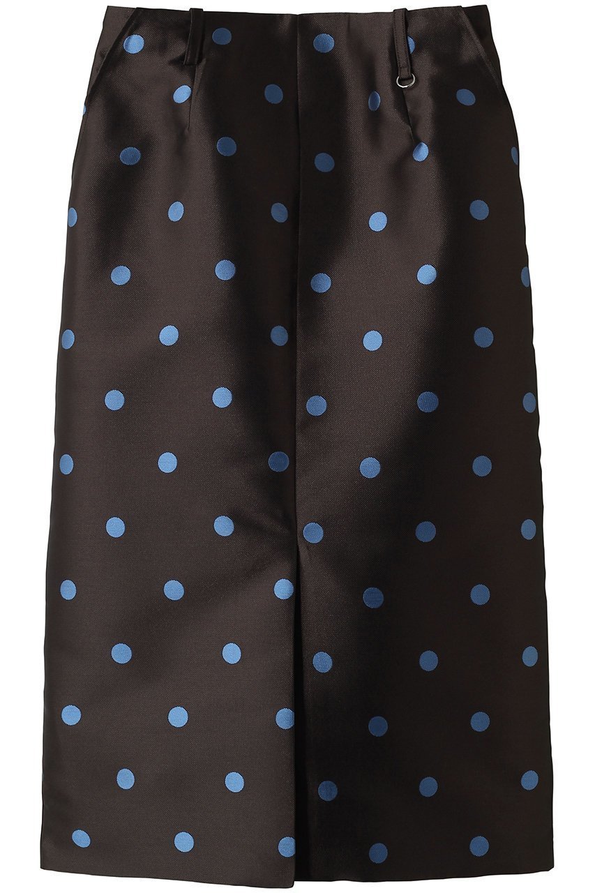 【メゾンスペシャル/MAISON SPECIAL】のPolka Dot Mock-Neck Skirt/ドットミモレタイトスカート 大人の最旬トレンドファッション＆コーディネート founy(ファウニー) 　ファッション　Fashion　レディースファッション　Fashion for Women　スカート　Skirts　ロングスカート　Long Skirts / Maxi & Midi Skirts　おすすめ　Recommended / Our Picks　シアー　Sheer, See-Through　シンプル　Simple, Minimal　スウェット / スエット　Sweatshirt, Sweatwear　スポーティ　Sporty, Casual Athletic　ドット　Polka Dot, Dot Pattern　ブルゾン　Blouson, Bomber Jacket　ロング　Long, Long-Length　エレガント 上品　Elegant　 other-1|ID: prp329100004893974 ipo3291000000037237663