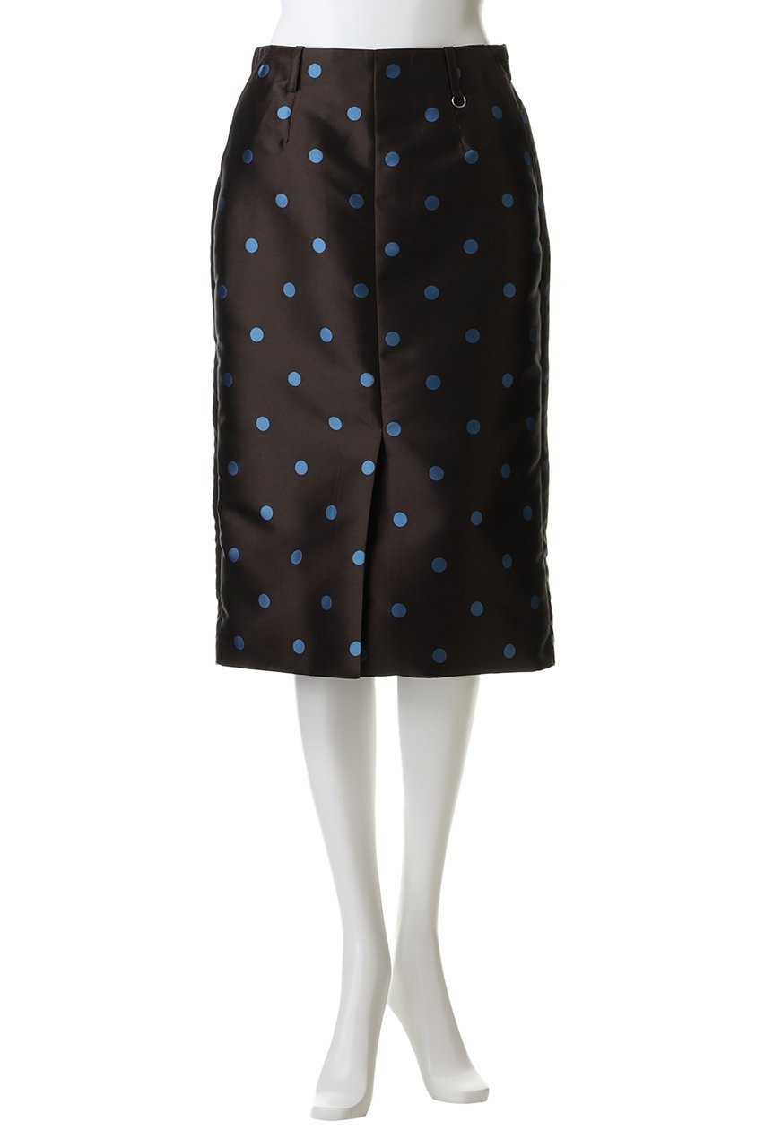 【メゾンスペシャル/MAISON SPECIAL】のPolka Dot Mock-Neck Skirt/ドットミモレタイトスカート 大人の最旬トレンドファッション＆コーディネート founy(ファウニー) 　ファッション　Fashion　レディースファッション　Fashion for Women　スカート　Skirts　ロングスカート　Long Skirts / Maxi & Midi Skirts　おすすめ　Recommended / Our Picks　シアー　Sheer, See-Through　シンプル　Simple, Minimal　スウェット / スエット　Sweatshirt, Sweatwear　スポーティ　Sporty, Casual Athletic　ドット　Polka Dot, Dot Pattern　ブルゾン　Blouson, Bomber Jacket　ロング　Long, Long-Length　エレガント 上品　Elegant　other-2|ID: prp329100004893974 ipo3291000000037237666