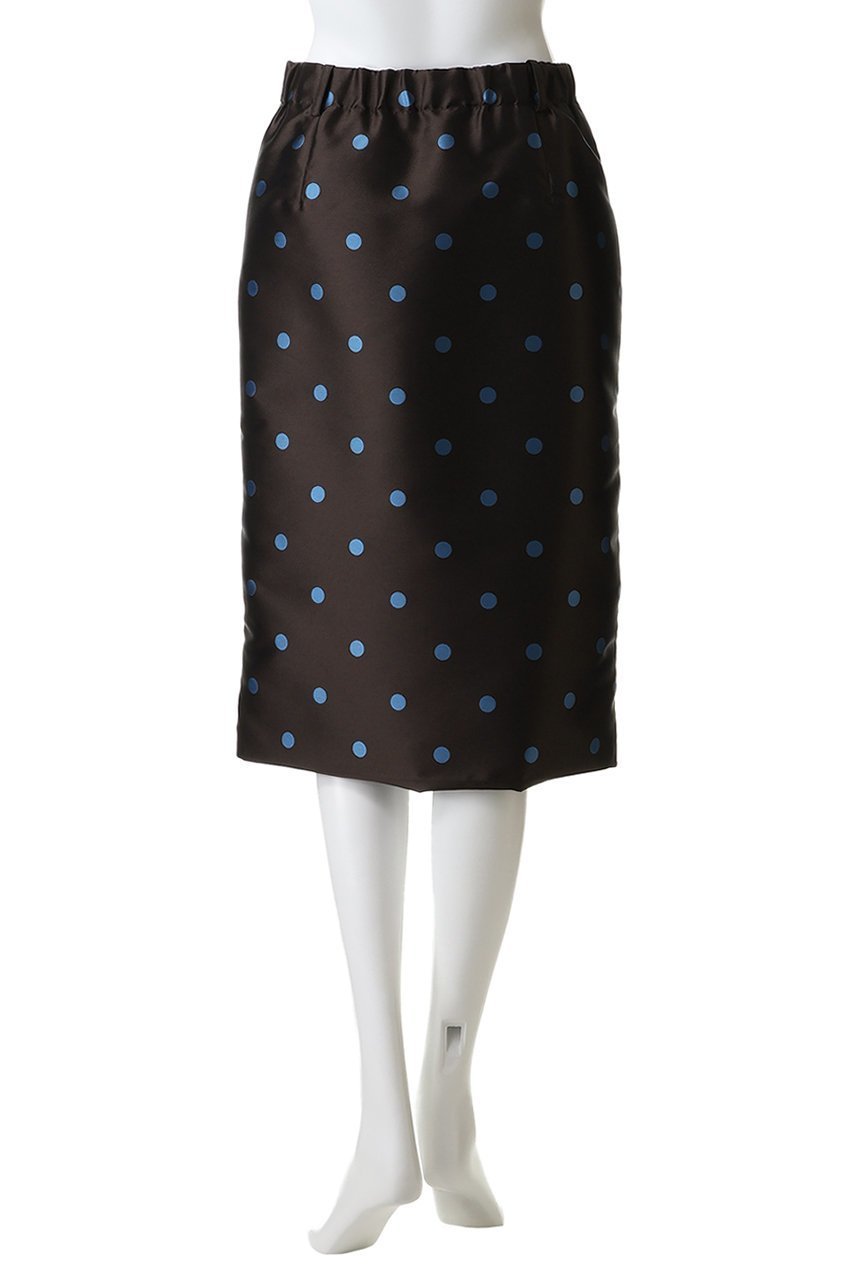 【メゾンスペシャル/MAISON SPECIAL】のPolka Dot Mock-Neck Skirt/ドットミモレタイトスカート 大人の最旬トレンドファッション＆コーディネート founy(ファウニー) 　ファッション　Fashion　レディースファッション　Fashion for Women　スカート　Skirts　ロングスカート　Long Skirts / Maxi & Midi Skirts　おすすめ　Recommended / Our Picks　シアー　Sheer, See-Through　シンプル　Simple, Minimal　スウェット / スエット　Sweatshirt, Sweatwear　スポーティ　Sporty, Casual Athletic　ドット　Polka Dot, Dot Pattern　ブルゾン　Blouson, Bomber Jacket　ロング　Long, Long-Length　エレガント 上品　Elegant　other-4|ID: prp329100004893974 ipo3291000000037237668