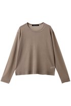 【ミズイロ インド/mizuiro ind】のsheer crew neck P/O プルオーバー beige|ID: prp329100004893977 ipo3291000000036872133