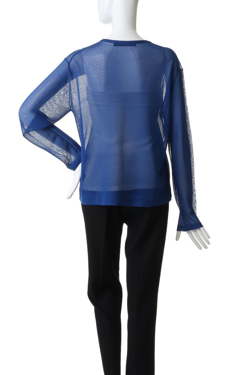 【ミズイロ インド/mizuiro ind】のsheer crew neck P/O プルオーバー 大人の最旬トレンドファッション＆コーディネート founy(ファウニー) 　ファッション　Fashion　レディースファッション　Fashion for Women　トップス・カットソー　Cut & Sew Tops　ニット　Knit Tops & Sweaters　カジュアルプルオーバー・ニットトップス　Pullovers & Knit Tops / Casual Pullovers　なめらか　Smooth, Silky Texture　インナー　Innerwear　シアー　Sheer, See-Through　ロング　Long, Long-Length　今季　This Season, Current Season　夏　Summer　other-4|ID: prp329100004893977 ipo3291000000036900915