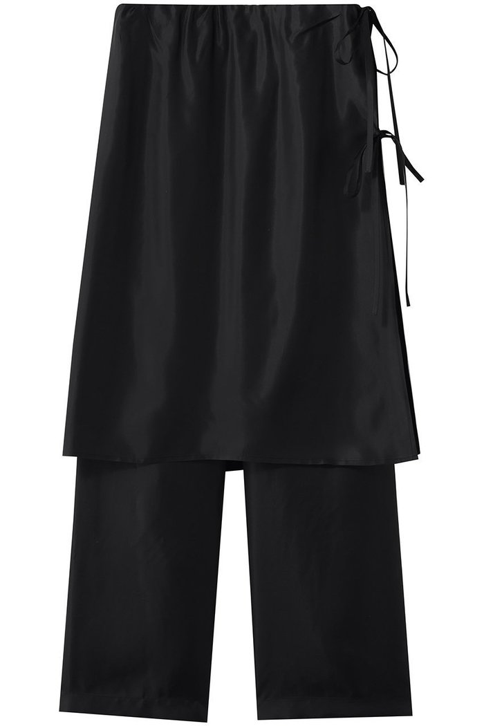 【アンスクリア/INSCRIRE】のキュプラ レイヤード パンツ インテリア・キッズ・メンズ・レディースファッション・服の通販 founy(ファニー) https://founy.com/ ファッション Fashion レディースファッション Fashion for Women パンツ Pants & Trousers おすすめ Recommended / Our Picks キュプラ Cupro, Eco Fabric ルーズ Loose, Oversized エレガント 上品 Elegant |ID: prp329100004893982 ipo3291000000036582709