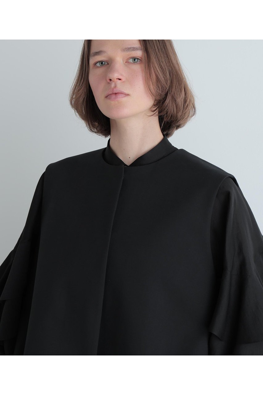 【ル フィル/LE PHIL】のコンパクトダブルクロスジレ 人気、トレンドファッション・服の通販 founy(ファニー) 　ファッション　Fashion　レディースファッション　Fashion for Women　アウター　Coat / Outerwear Collection　レディースジャケット・軽アウター　Jackets　ジャケット　Jacket, Outerwear　スタンダード　Standard, Basic　ダブル　Double, Double-Breasted　バランス　Balance, Style Balance　フォルム　Silhouette, Form　フロント　Front, Front Design　ベスト　Vest, Waistcoat　other-6|ID: prp329100004893993 ipo3291000000036582798