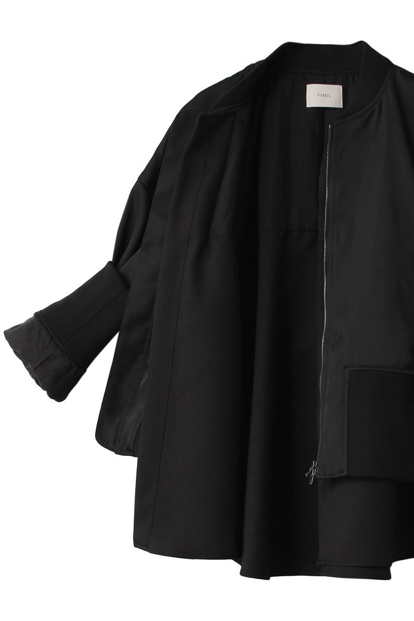 【ル フィル/LE PHIL】のボンバージャケット 人気、トレンドファッション・服の通販 founy(ファニー) 　ファッション　Fashion　レディースファッション　Fashion for Women　アウター　Coat / Outerwear Collection　レディースジャケット・軽アウター　Jackets　ブルゾンジャケット・スポーティアウター　Blouson Jackets　サテン　Satin, Glossy Fabric　シルク　Silk, 100% Silk　ジャケット　Jacket, Outerwear　ブルゾン　Blouson, Bomber Jacket　モダン　Modern, Contemporary　エレガント 上品　Elegant　other-7|ID: prp329100004894015 ipo3291000000036893226