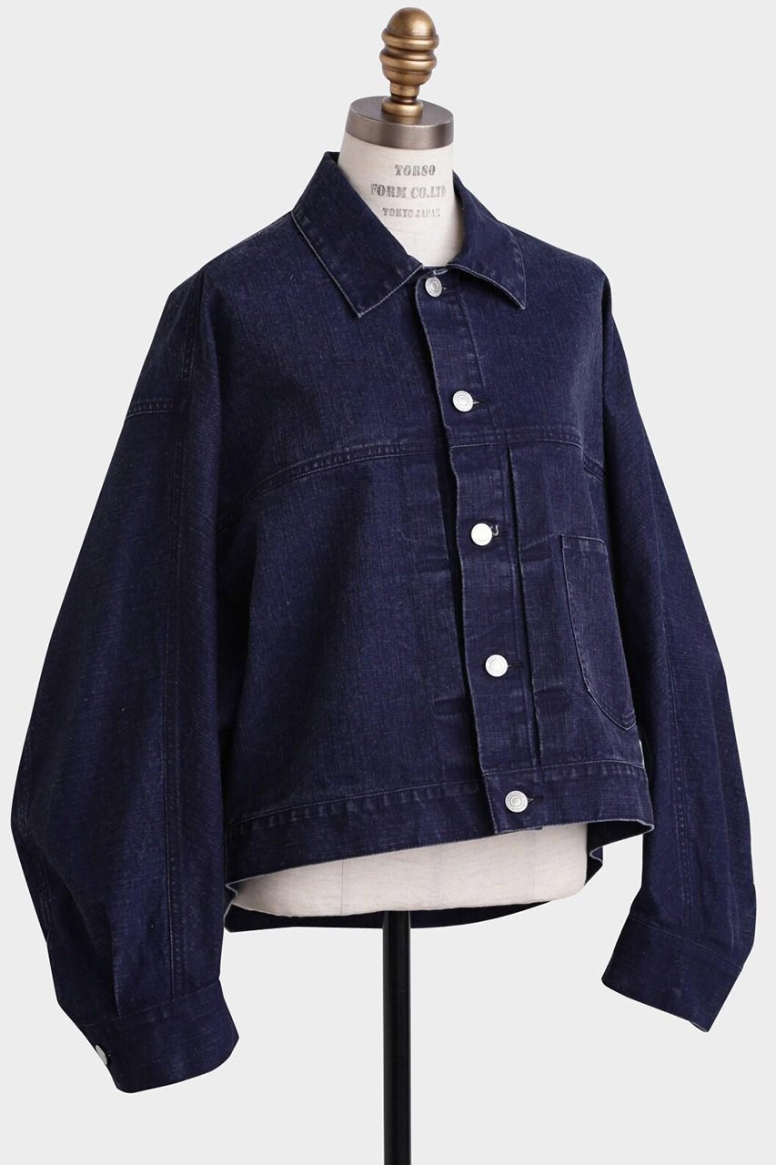 【ヒューエルミュージアム/hueLe Museum】の【STUMBLY】Big Silhouette Denim Jacket 大人の最旬トレンドファッション＆コーディネート founy(ファウニー) 　ファッション　Fashion　レディースファッション　Fashion for Women　アウター　Coat / Outerwear Collection　レディースジャケット・軽アウター　Jackets　ジャケット　Jacket, Outerwear　パターン　Pattern, Design Print　ポンチョ　Poncho, Cape Style　other-2|ID: prp329100004894016 ipo3291000000037238116