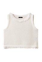 【アルアバイル/allureville】のミックスツィードジレプルオーバー オフホワイト|ID: prp329100004894019 ipo3291000000037238130