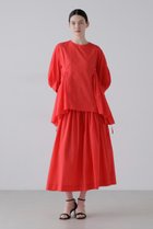 【アドーア/ADORE】のナイロンコットンタフタスカート 人気、トレンドファッション・服の通販 founy(ファニー) ファッション Fashion レディースファッション Fashion for Women スカート Skirts ロングスカート Long Skirts / Maxi & Midi Skirts エアリー Airy Texture タフタ Taffeta, Structured Fabric フレア Flare, Flared ロング Long, Long-Length エレガント 上品 Elegant thumbnail レッド|ID: prp329100004894024 ipo3291000000036583065