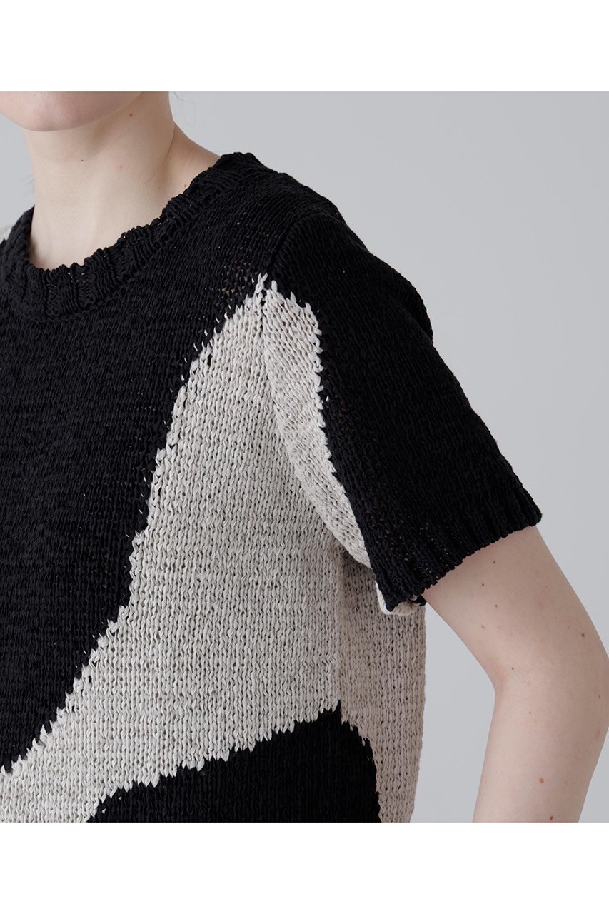 【アドーア/ADORE】のテープインターシャニット 人気、トレンドファッション・服の通販 founy(ファニー) 　ファッション　Fashion　レディースファッション　Fashion for Women　トップス・カットソー　Cut & Sew Tops　ニット　Knit Tops & Sweaters　カジュアルプルオーバー・ニットトップス　Pullovers & Knit Tops / Casual Pullovers　インナー　Innerwear　ショート　Short, Short Length　other-6|ID: prp329100004894028 ipo3291000000036583100