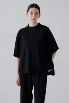 【アドーア/ADORE】のハイゲージコンパクトジャージー半袖 人気、トレンドファッション・服の通販 founy(ファニー) ファッション Fashion レディースファッション Fashion for Women トップス・カットソー Cut & Sew Tops シャツ・ブラウス・オフィスカジュアル Elegant Blouses & Button-Ups ロングTシャツ・Tシャツ Longline T-Shirts & Tees カットソー・ベーシックTシャツ Cut-and-Sewn Tops / Stretch Tees & Basics なめらか Smooth, Silky Texture ショート Short, Short Length スリーブ Sleeve, Long Sleeve / Short Sleeve 半袖 Short Sleeve, Half Sleeve thumbnail ブラック|ID: prp329100004894030 ipo3291000000036583110