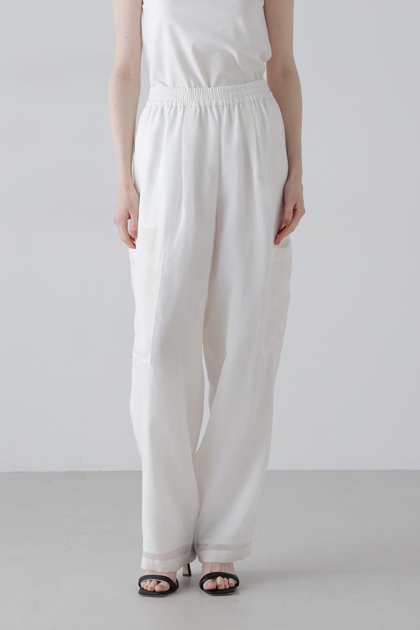 【アドーア/ADORE】のソフトオーガンジーパンツ 人気、トレンドファッション・服の通販 founy(ファニー) 　ファッション　Fashion　レディースファッション　Fashion for Women　パンツ　Pants & Trousers　おすすめ　Recommended / Our Picks　オーガンジー　Organza Fabric　カーゴパンツ　Cargo Pants, Utility Pants　シアー　Sheer, See-Through　セットアップ　Set-Up, Coordinated Outfit　トレンド　Trend, Trending Now　新作・新入荷　New Arrivals / New In　other-2|ID: prp329100004894034 ipo3291000000036583146