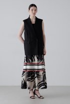 【アドーア/ADORE】のモダントライバルプリントスカート 人気、トレンドファッション・服の通販 founy(ファニー) ファッション Fashion レディースファッション Fashion for Women スカート Skirts ロングスカート Long Skirts / Maxi & Midi Skirts ティアード Tiered, Tiered Style プリント Print, Printed Pattern ボーダー Border, Stripe モダン Modern, Contemporary モチーフ Motif, Design Theme ロング Long, Long-Length 切替 Switching, Contrast Panel thumbnail ベージュ|ID: prp329100004894036 ipo3291000000036583159