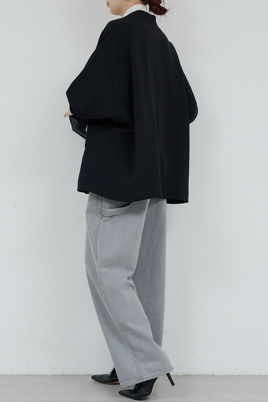 【ガリャルダガランテ/GALLARDAGALANTE】のジャージードルマンジャケット 人気、トレンドファッション・服の通販 founy(ファニー) 　ファッション　Fashion　レディースファッション　Fashion for Women　アウター　Coat / Outerwear Collection　レディースジャケット・軽アウター　Jackets　カーディガン　Cardigan, Knitwear　ジャケット　Jacket, Outerwear　デニム　Denim, Jeans Material　再入荷　Restock / Back in Stock　楽ちん　Easy Fit, Comfortable　other-4|ID: prp329100004894047 ipo3291000000036612721