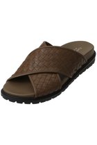 【リュニック エ モア/L'unique et moi】の【ELLE SHOP限定】Sophie メッシュレザークロスベルトサンダル カーキ|ID: prp329100004894060 ipo3291000000036583359