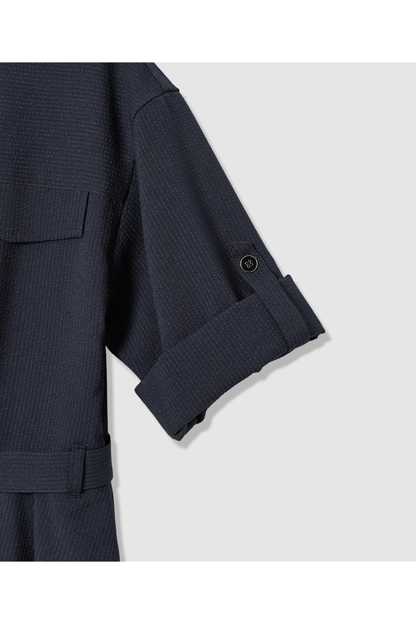 【アルアバイル/allureville】のサッカーターンバックワンピース 大人の最旬トレンドファッション＆コーディネート founy(ファウニー) 　ファッション　Fashion　レディースファッション　Fashion for Women　ワンピース　Dresses　チュニック　Tunic Tops & Dresses　サッカー　Seersucker, Summer Fabric　ストレッチ　Stretch, Stretchy Fabric　チュニック　Tunic, Long Top　ロング　Long, Long-Length　ビジネス 仕事 通勤　Business / Work / Commuting　other-6|ID: prp329100004894063 ipo3291000000036643724