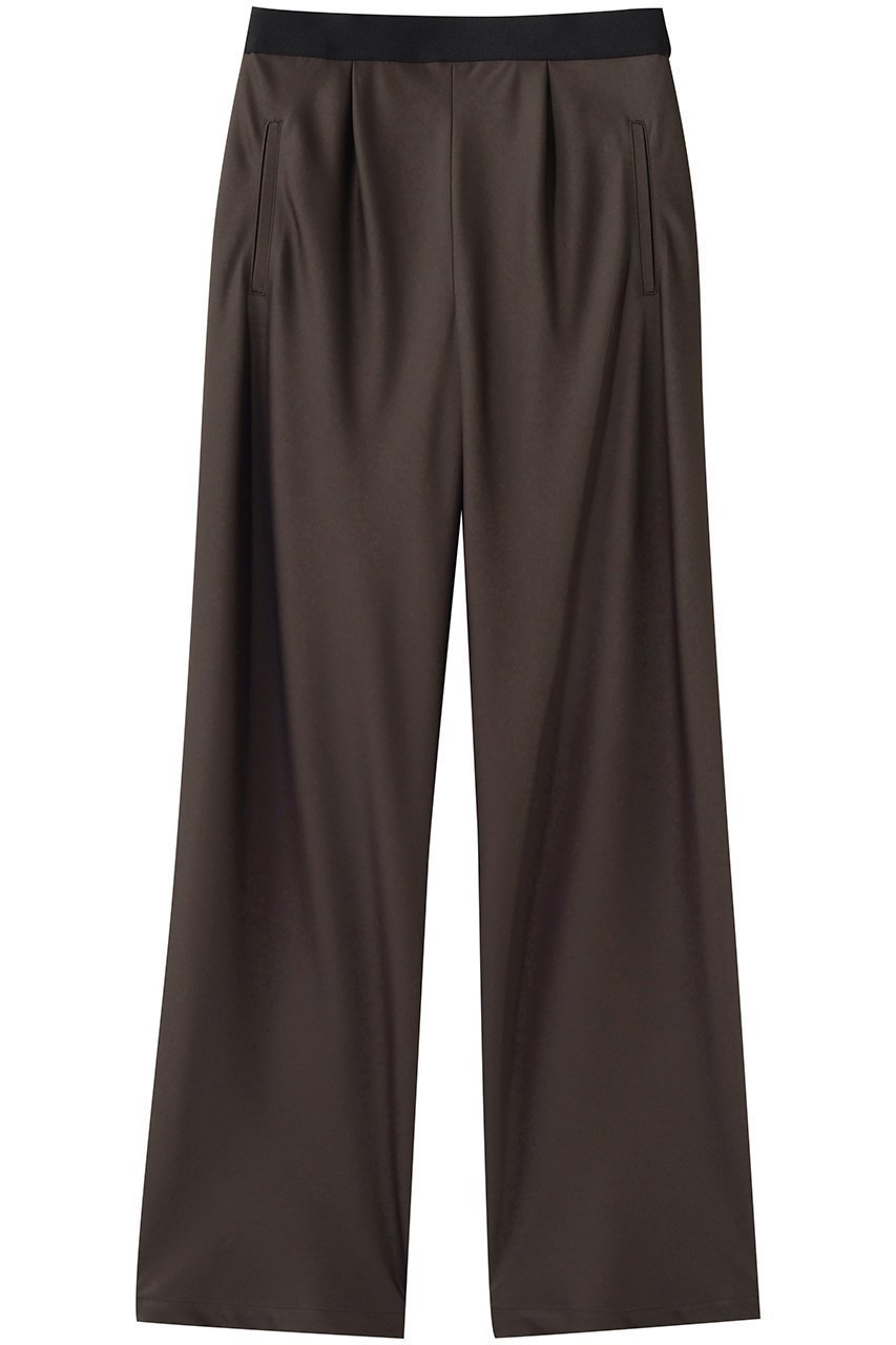 【エムフィル/M Fil】のストレッチWサテン リラクシーイージートラウザーズ インテリア・キッズ・メンズ・レディースファッション・服の通販 founy(ファニー) ファッション Fashion レディースファッション Fashion for Women パンツ Pants & Trousers サテン Satin, Glossy Fabric ストレッチ Stretch, Stretchy Fabric ボトム Bottoms, Lower Wear ダークブラウン|ID: prp329100004894066 ipo3291000000036583418