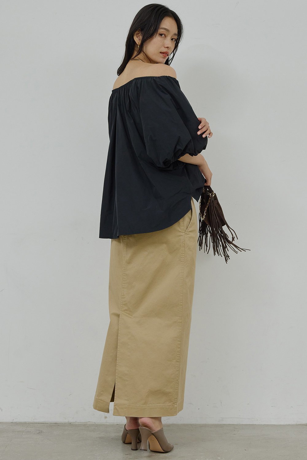 【ガリャルダガランテ/GALLARDAGALANTE】のチノストレッチスカート 人気、トレンドファッション・服の通販 founy(ファニー) ファッション Fashion レディースファッション Fashion for Women スカート Skirts ロングスカート Long Skirts / Maxi & Midi Skirts シンプル Simple, Minimal スマート Smart, Elegant スリット Slit, Slit Detail ロング Long, Long-Length 新作・新入荷 New Arrivals / New In other-4|ID: prp329100004894076 ipo3291000000036583508