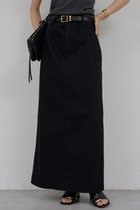 【ガリャルダガランテ/GALLARDAGALANTE】の【CHIKAコラボ】チノストレッチスカート ブラック|ID: prp329100004894076 ipo3291000000036873152