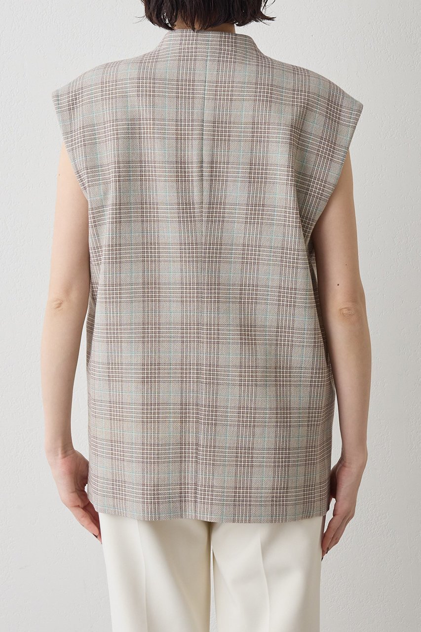 【ウィムガゼット/Whim Gazette】のコットンチェックジレ 人気、トレンドファッション・服の通販 founy(ファニー) ファッション Fashion レディースファッション Fashion for Women アウター Coat / Outerwear Collection レディースジャケット・軽アウター Jackets おすすめ Recommended / Our Picks ジャケット Jacket, Outerwear チェック Check, Plaid, Tartan ベスト Vest, Waistcoat リラックス Relax, Relaxed Fit other-7|ID: prp329100004894081 ipo3291000000036583625