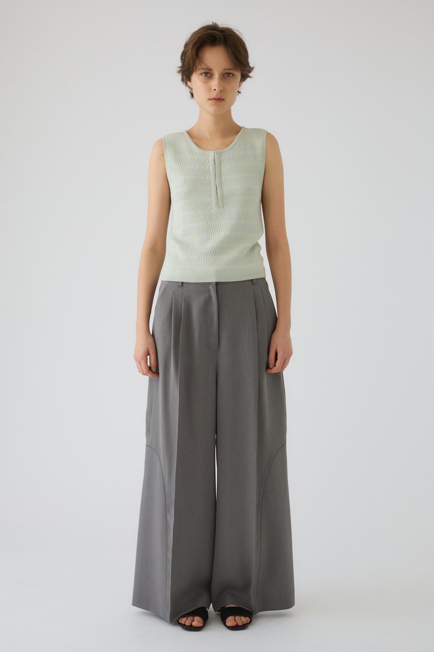 【リムアーク/RIM.ARK】のCurved piping PT/パンツ 人気、トレンドファッション・服の通販 founy(ファニー) 　ファッション　Fashion　レディースファッション　Fashion for Women　パンツ　Pants & Trousers　シンプル　Simple, Minimal　スーツ　Suit, Formalwear　パイピング　Piping, Trim Design　エレガント 上品　Elegant　other-2|ID: prp329100004894082 ipo3291000000036583673