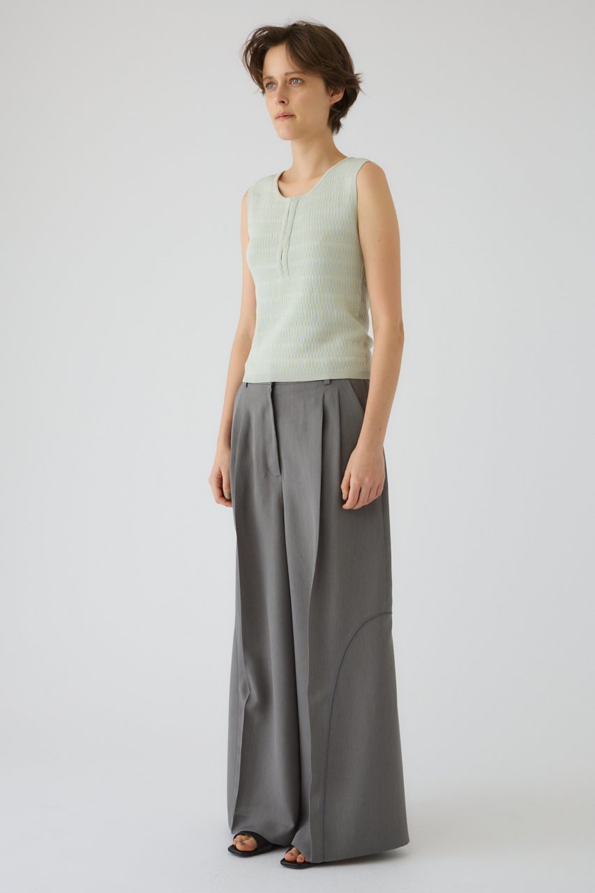 【リムアーク/RIM.ARK】のCurved piping PT/パンツ 人気、トレンドファッション・服の通販 founy(ファニー) 　ファッション　Fashion　レディースファッション　Fashion for Women　パンツ　Pants & Trousers　シンプル　Simple, Minimal　スーツ　Suit, Formalwear　パイピング　Piping, Trim Design　エレガント 上品　Elegant　other-3|ID: prp329100004894082 ipo3291000000036583674