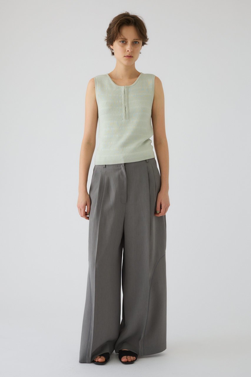 【リムアーク/RIM.ARK】のCurved piping PT/パンツ 人気、トレンドファッション・服の通販 founy(ファニー) 　ファッション　Fashion　レディースファッション　Fashion for Women　パンツ　Pants & Trousers　シンプル　Simple, Minimal　スーツ　Suit, Formalwear　パイピング　Piping, Trim Design　エレガント 上品　Elegant　other-4|ID: prp329100004894082 ipo3291000000036583675