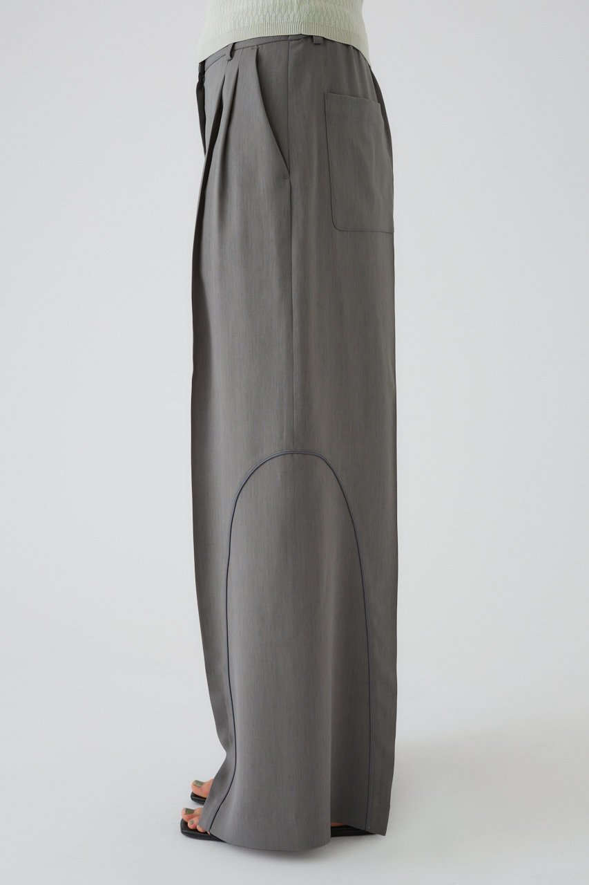 【リムアーク/RIM.ARK】のCurved piping PT/パンツ 人気、トレンドファッション・服の通販 founy(ファニー) 　ファッション　Fashion　レディースファッション　Fashion for Women　パンツ　Pants & Trousers　シンプル　Simple, Minimal　スーツ　Suit, Formalwear　パイピング　Piping, Trim Design　エレガント 上品　Elegant　other-8|ID: prp329100004894082 ipo3291000000036583679