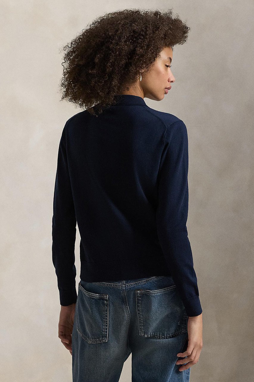 【ラルフローレン/RALPH LAUREN】の【POLO RALPH LAUREN】ポロカラー ボタンド カーディガン 大人の最旬トレンドファッション＆コーディネート founy(ファウニー) 　ファッション　Fashion　レディースファッション　Fashion for Women　トップス・カットソー　Cut & Sew Tops　ニット　Knit Tops & Sweaters　カーディガン・羽織り　Layered Style Cardigans　カフス　Cuff Design　カーディガン　Cardigan, Knitwear　クラシック　Classic, Timeless Style　スリム　Slim, Slim Fit　フィット　Fit, Slim Fit　エレガント 上品　Elegant　再入荷　Restock / Back in Stock　other-4|ID: prp329100004894083 ipo3291000000037239055