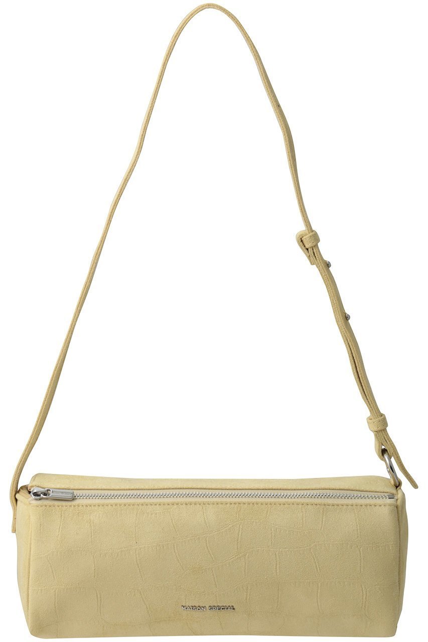【メゾンスペシャル/MAISON SPECIAL】のNarrow Double Zip Boston/ナローダブルジップボストン 大人の最旬トレンドファッション＆コーディネート founy(ファウニー) 　ファッション　Fashion　レディースファッション　Fashion for Women　バッグ　Bags　イエロー　Yellow　クロコ　Crocodile, Croc Embossed　シンプル　Simple, Minimal　ダブル　Double, Double-Breasted　ドット　Polka Dot, Dot Pattern　バランス　Balance, Style Balance　ボストンバッグ　Boston Bag, Retro Bag　 other-1|ID: prp329100004894084 ipo3291000000036895130