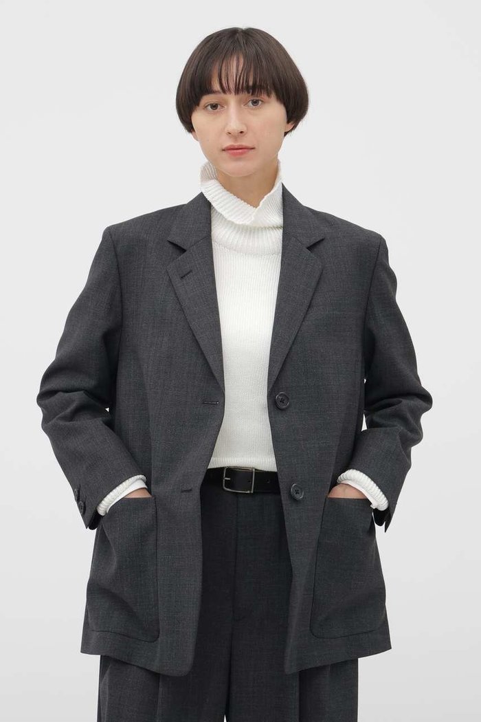 【マーガレットハウエル/MARGARET HOWELL】のCRISP WOOL PLAINWEAVE JACKET インテリア・キッズ・メンズ・レディースファッション・服の通販 founy(ファニー) https://founy.com/ ファッション Fashion レディースファッション Fashion for Women アウター Coat / Outerwear Collection レディースジャケット・軽アウター Jackets おすすめ Recommended / Our Picks ジャケット Jacket, Outerwear セットアップ Set-Up, Coordinated Outfit モダン Modern, Contemporary ロング Long, Long-Length |ID: prp329100004894090 ipo3291000000036955625