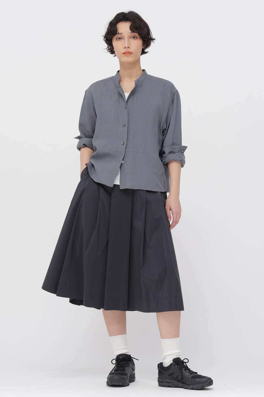 【マーガレットハウエル/MARGARET HOWELL】のFINE STRIPE COTTON SILK SKIRT 大人の最旬トレンドファッション＆コーディネート founy(ファウニー) 　ファッション　Fashion　レディースファッション　Fashion for Women　スカート　Skirts　ロングスカート　Long Skirts / Maxi & Midi Skirts　おすすめ　Recommended / Our Picks　シルク　Silk, 100% Silk　ジャケット　Jacket, Outerwear　ストライプ　Stripe, Striped Pattern　セットアップ　Set-Up, Coordinated Outfit　ロング　Long, Long-Length　夏　Summer　other-2|ID: prp329100004894092 ipo3291000000036583852