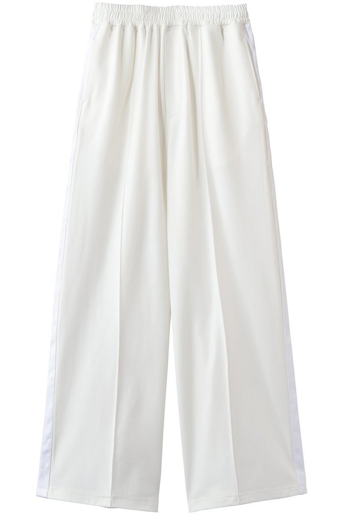 【キャサリンハムネット/KATHARINE HAMNETT LONDON】の【UNISEX】ラインドイージーワイドパンツ インテリア・キッズ・メンズ・レディースファッション・服の通販 founy(ファニー) https://founy.com/ ファッション Fashion レディースファッション Fashion for Women パンツ Pants & Trousers ユニセックス Unisex, Genderless サテン Satin, Glossy Fabric ストレッチ Stretch, Stretchy Fabric スポーティ Sporty, Casual Athletic セットアップ Set-Up, Coordinated Outfit ワイド Wide, Wide Fit |ID: prp329100004894095 ipo3291000000036583927