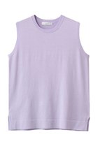 【エブール/ebure】のライトシルクコットン ノースリーブニットトップス ライトパープル|ID: prp329100004894100 ipo3291000000036584006