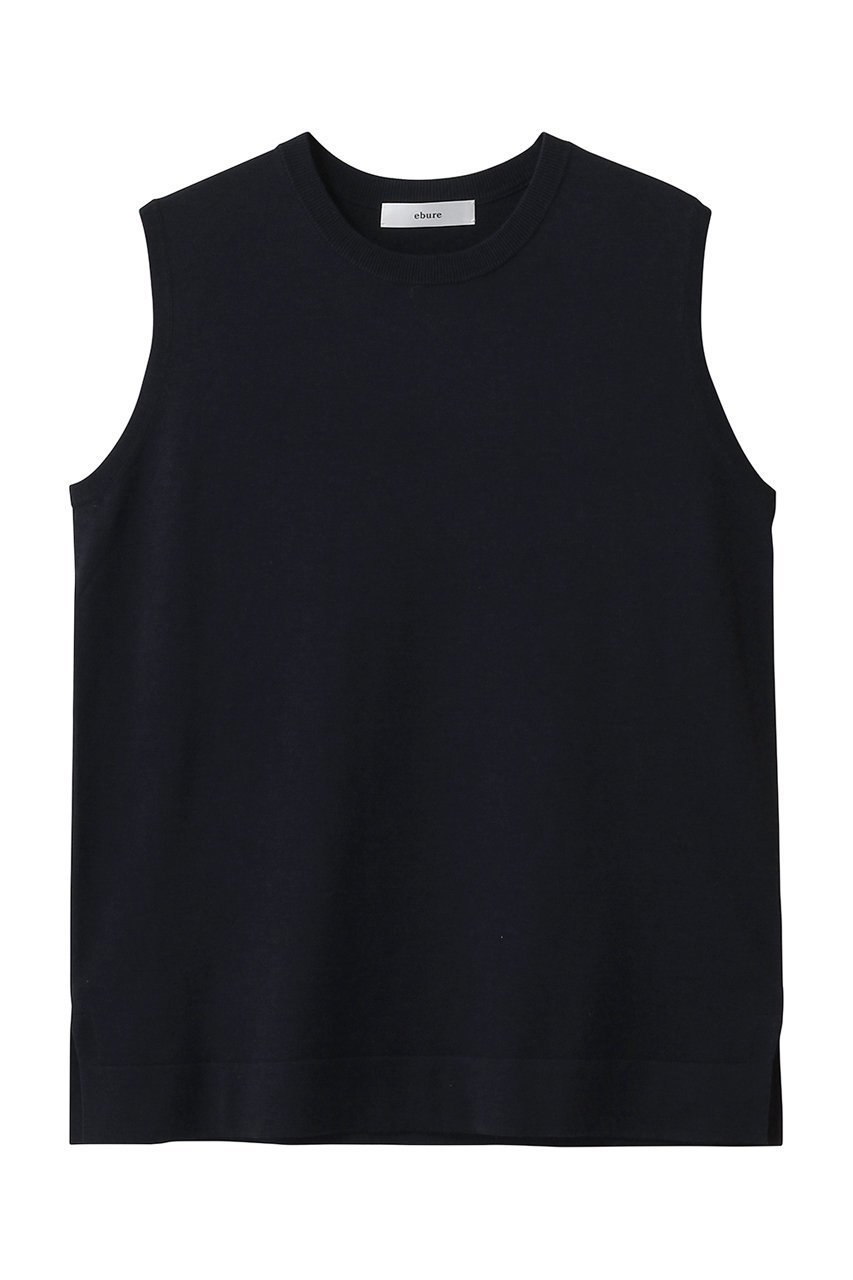 【エブール/ebure】のライトシルクコットン ノースリーブニットトップス インテリア・キッズ・メンズ・レディースファッション・服の通販 founy(ファウニー) ファッション Fashion レディースファッション Fashion for Women トップス・カットソー Cut & Sew Tops ニット Knit Tops & Sweaters キャミソール&ノースリーブ Camisoles & Sleeveless Tops カジュアルプルオーバー・ニットトップス Pullovers & Knit Tops / Casual Pullovers おすすめ Recommended / Our Picks カーディガン Cardigan, Knitwear シルク Silk, 100% Silk バランス Balance, Style Balance エレガント 上品 Elegant 人気 Popular, Best Seller ネイビー|ID: prp329100004894100 ipo3291000000037239404