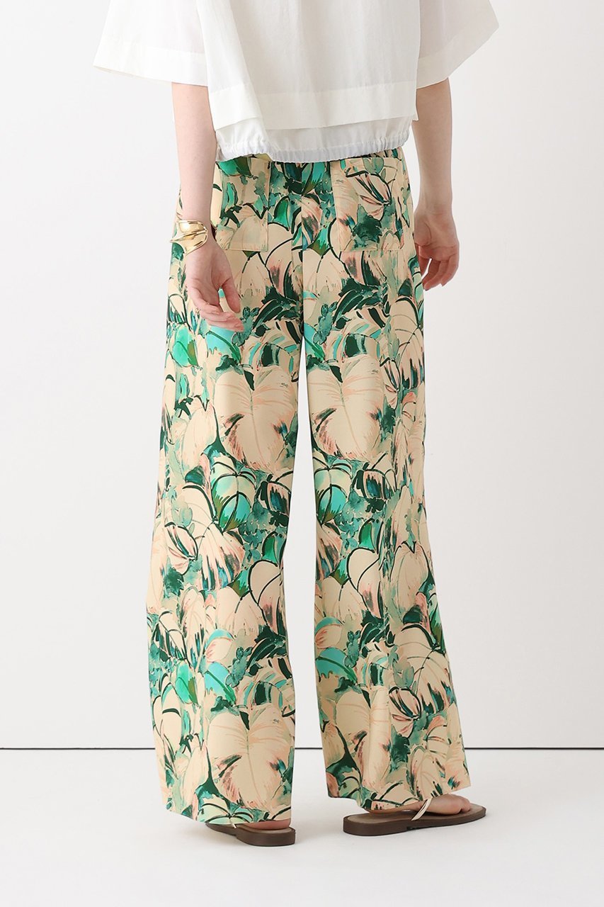 【アルアバイル/allureville】のボタニカルプリントパンツ 人気、トレンドファッション・服の通販 founy(ファニー) 　ファッション　Fashion　レディースファッション　Fashion for Women　パンツ　Pants & Trousers　シンプル　Simple, Minimal　プリント　Print, Printed Pattern　ボタニカル　Botanical, Floral Pattern　リゾート　Resort, Vacation Style　other-4|ID: prp329100004894101 ipo3291000000036584037