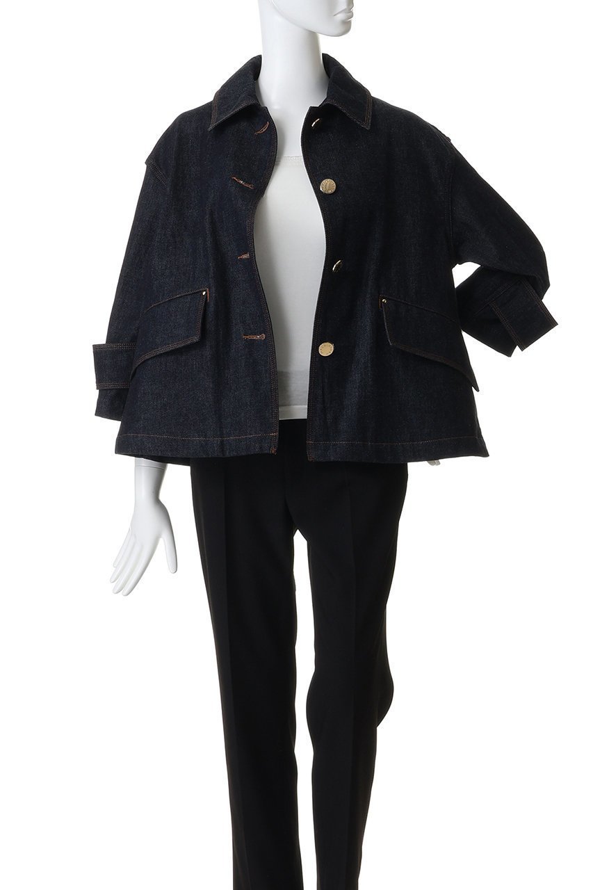 【マッキントッシュ/MACKINTOSH】のHUMBIE スリムフィットデニムジャケットメタルボタン 大人の最旬トレンドファッション＆コーディネート founy(ファウニー) 　ファッション　Fashion　レディースファッション　Fashion for Women　アウター　Coat / Outerwear Collection　レディースジャケット・軽アウター　Jackets　デニムジャケット / カジュアルアウター　Denim Jackets　ショート　Short, Short Length　ジャケット　Jacket, Outerwear　スリム　Slim, Slim Fit　デニム　Denim, Jeans Material　バランス　Balance, Style Balance　フィット　Fit, Slim Fit　メタル　Metal, Metal Parts　リュクス　Luxury, Elegant, High-End, Chic　エレガント 上品　Elegant　人気　Popular, Best Seller　other-7|ID: prp329100004894103 ipo3291000000037009244