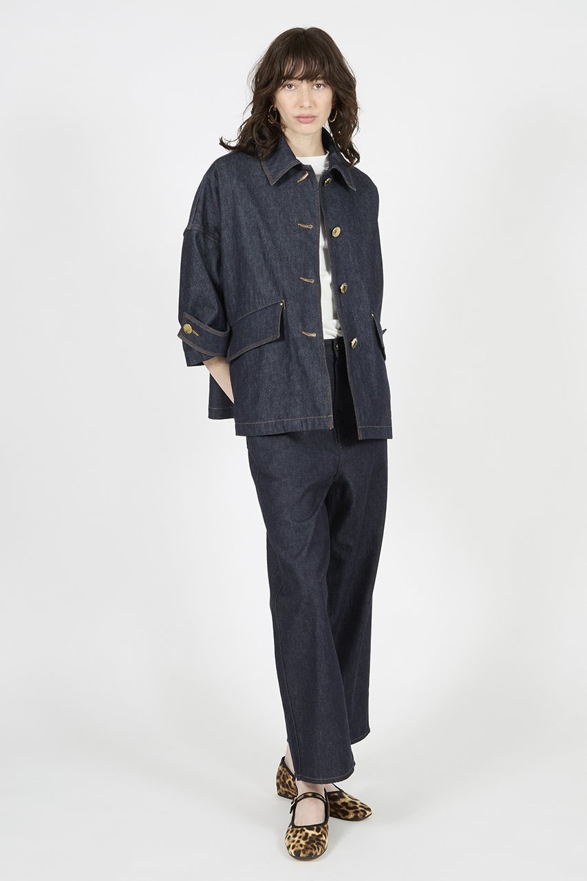【マッキントッシュ/MACKINTOSH】のHUMBIE スリムフィットデニムジャケットメタルボタン 大人の最旬トレンドファッション＆コーディネート founy(ファウニー) 　ファッション　Fashion　レディースファッション　Fashion for Women　アウター　Coat / Outerwear Collection　レディースジャケット・軽アウター　Jackets　デニムジャケット / カジュアルアウター　Denim Jackets　ショート　Short, Short Length　ジャケット　Jacket, Outerwear　スリム　Slim, Slim Fit　デニム　Denim, Jeans Material　バランス　Balance, Style Balance　フィット　Fit, Slim Fit　メタル　Metal, Metal Parts　リュクス　Luxury, Elegant, High-End, Chic　エレガント 上品　Elegant　人気　Popular, Best Seller　other-8|ID: prp329100004894103 ipo3291000000037009246