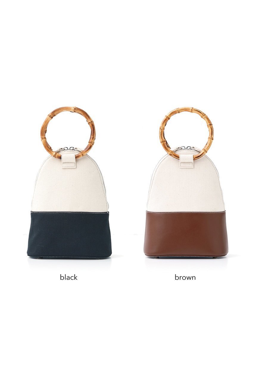 【エジュー/ajew】のBamboo Q canvas bag 大人の最旬トレンドファッション＆コーディネート founy(ファウニー) 　ファッション　Fashion　レディースファッション　Fashion for Women　バッグ　Bags　キャンバス　Canvas, Canvas Fabric　クラシック　Classic, Timeless Style　タンブラー　Tumbler, Travel Mug　ダブル　Double, Double-Breasted　ミックス　Mix, Mixed Style　other-5|ID: prp329100004894106 ipo3291000000037239580